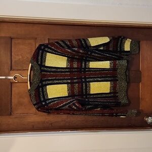 NWT Cynthia Rowley Mohair Wool-Blend Jacquard Sweater - Size M